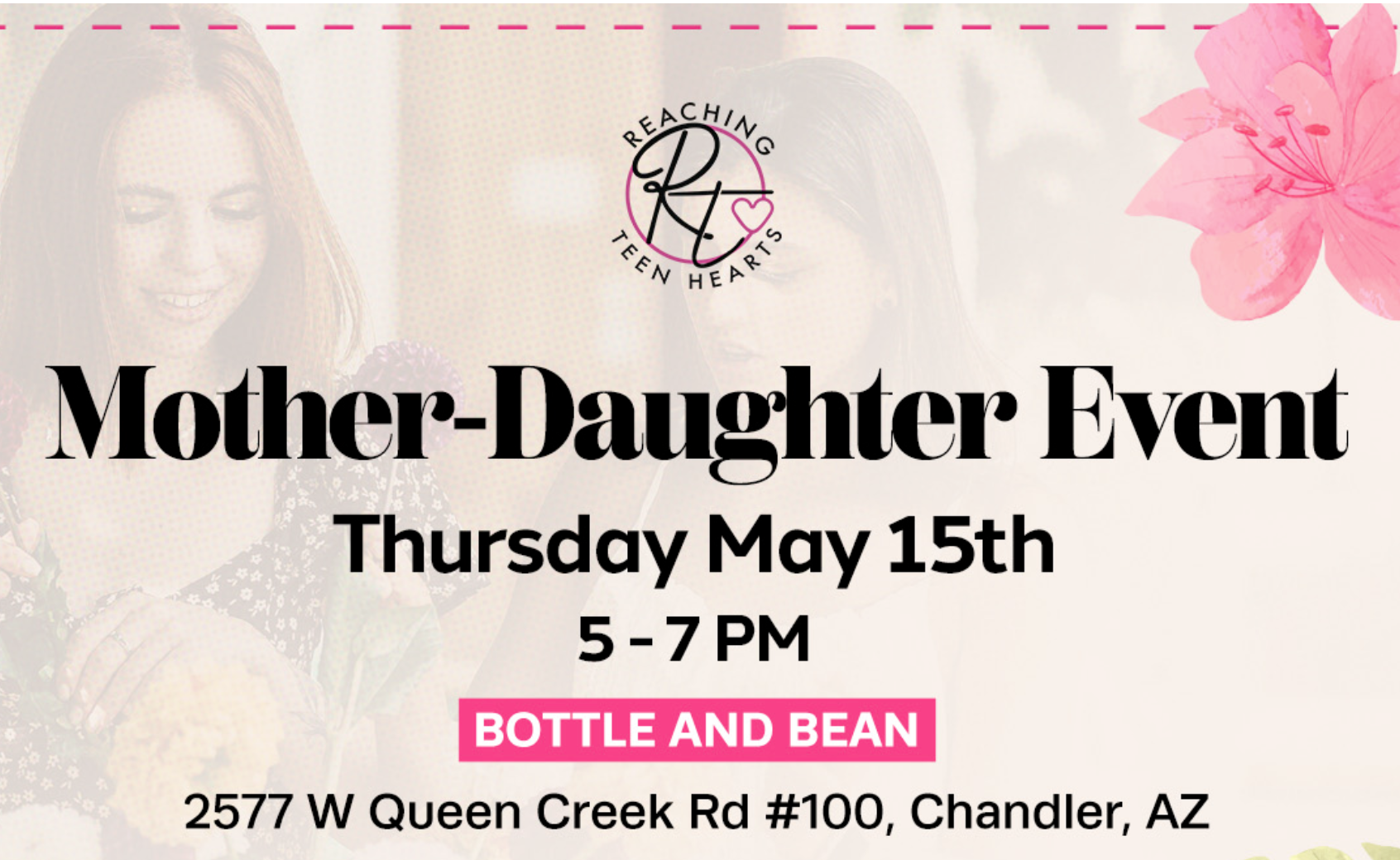 DIY Bouquets & Mini Photoshoot Mother-Daughter Event!